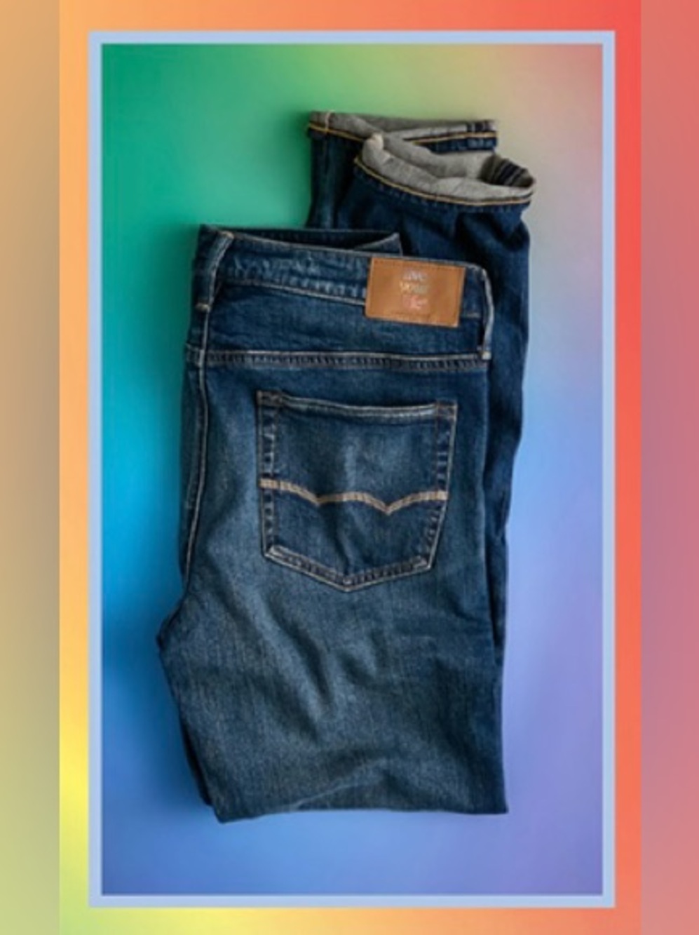 American Eagle AirFlex+ Pride Skinny Jeans, Size 34x32